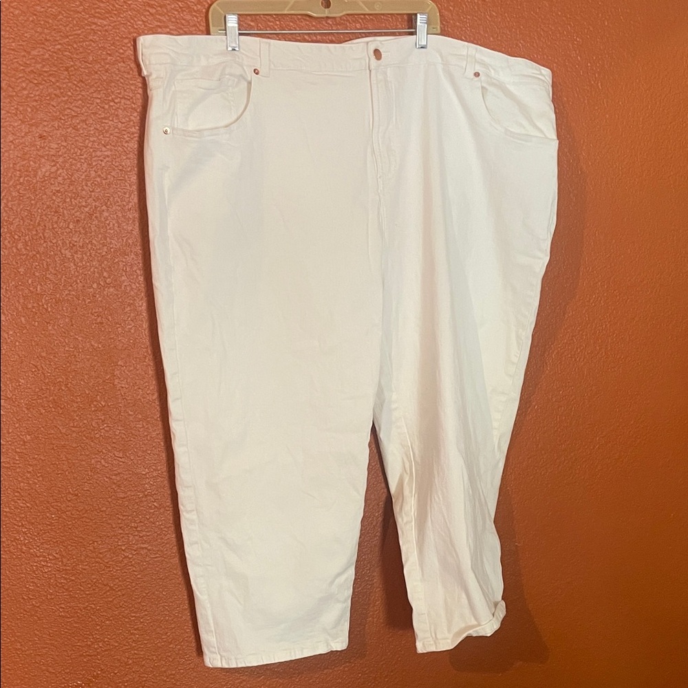 Universal Standard Plus 30 White Jeans
